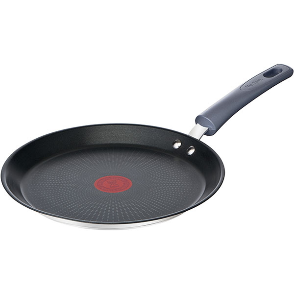 Tigaie clatite TEFAL Daily Cook G7313855, 25cm, otel, argintiu