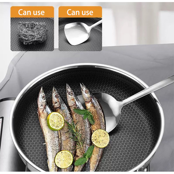 Tigaie MYRIA MC4002, 28cm, inox, argintiu