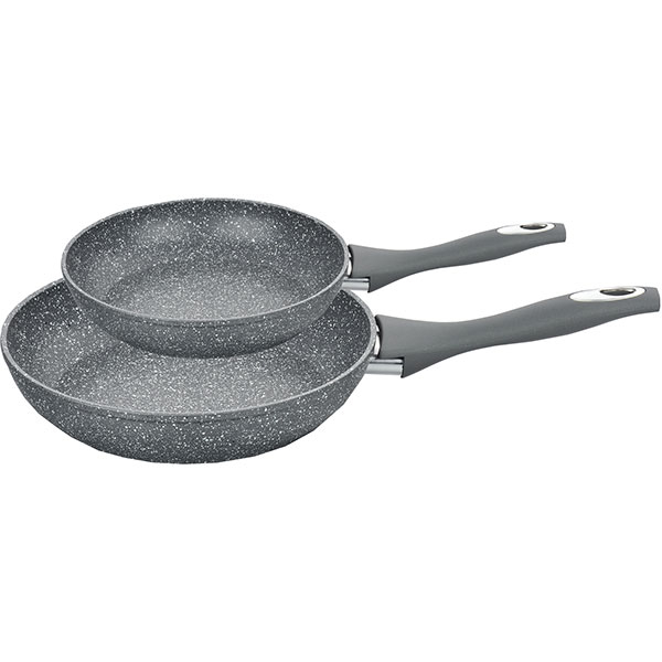 Set tigai MYRIA MY4403, 2 piese, 24-28cm, aliaj de aluminiu, gri