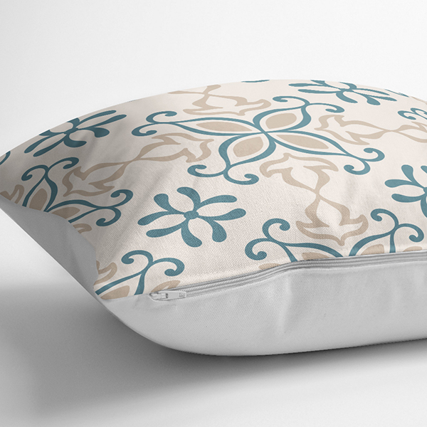 Set 4 fete de perna decorativa Ethnic Moroccan, 30% bumbac +70% poliester, 45 x 45 cm, multicolor