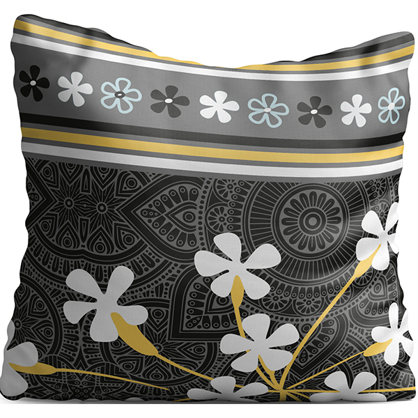 Perna decorativa Daisy, 40 x 40 cm, multicolor