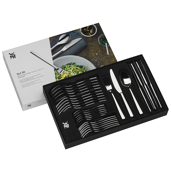 Set tacamuri WMF Boston, 30 piese, otel