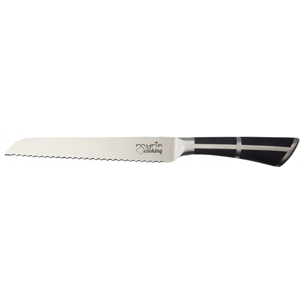 Set cutite MYRIA MC4024, 9 piese, otel, 7.6 - 20.3cm, negru