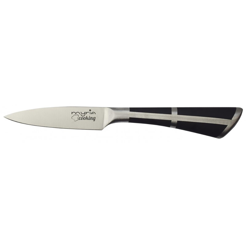 Set cutite MYRIA MC4024, 9 piese, otel, 7.6 - 20.3cm, negru