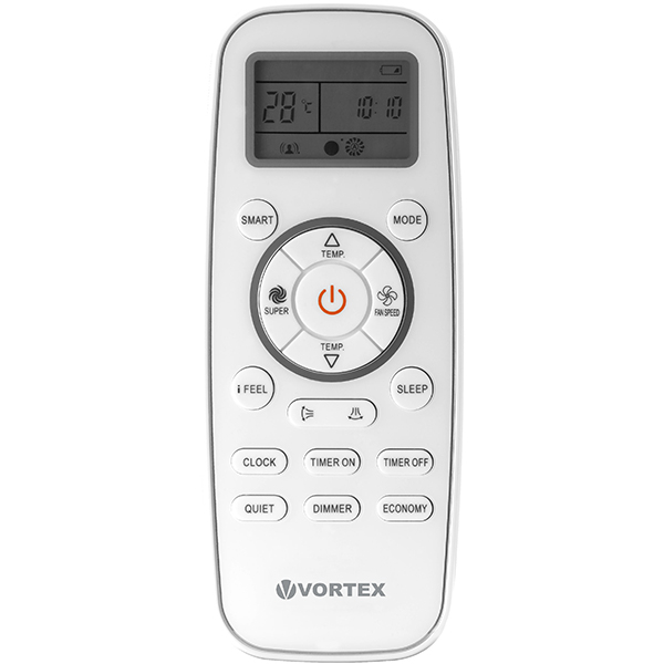 Aer conditionat VORTEX VAIH1222FV, 12000 BTU, A++/A+, Functie Incalzire, Inverter, Wi-Fi , kit instalare inclus, alb