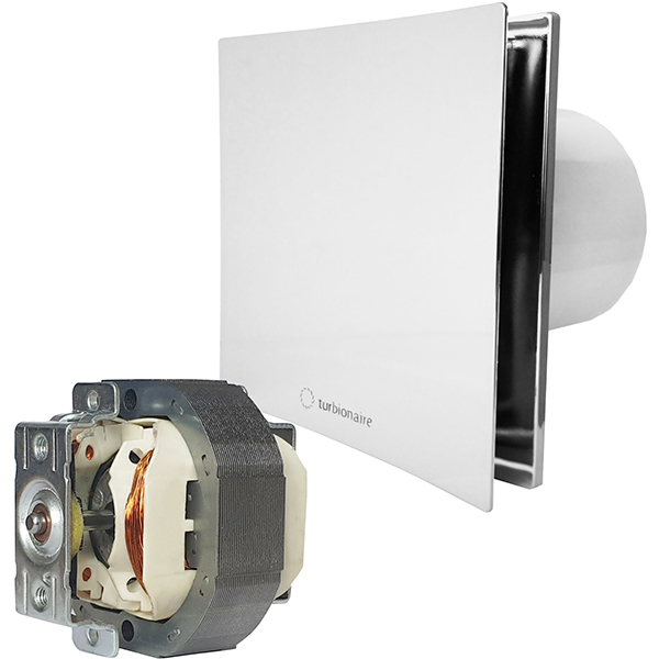 Ventilator baie extractor TURBIONAIRE ARTE 100 SC, 15W, crom