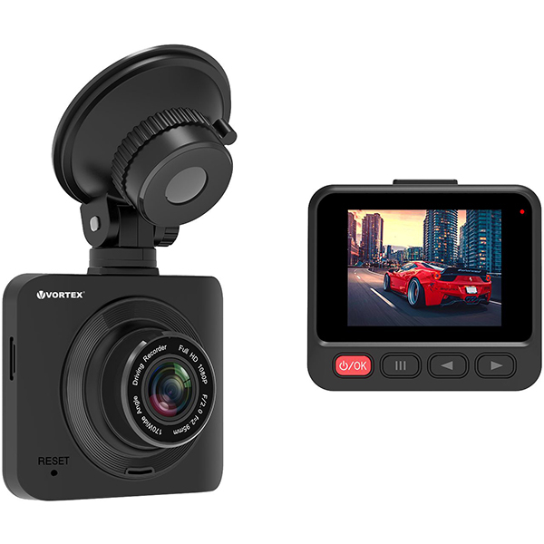 Camera auto DVR VORTEX VO2108, 2.2", Full HD, negru