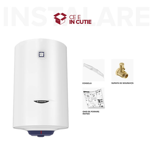 Boiler electric ARISTON BLU1 R, 50l, 1500W, alb