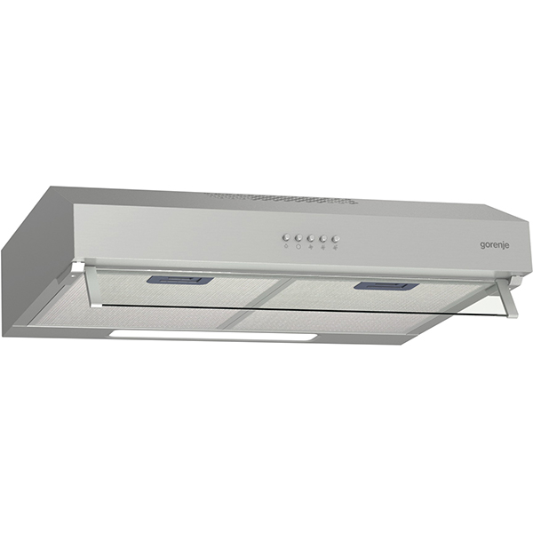 Hota traditionala GORENJE WHU629EX/M, 1 motor, 249m3/h, L 60 cm, inox
