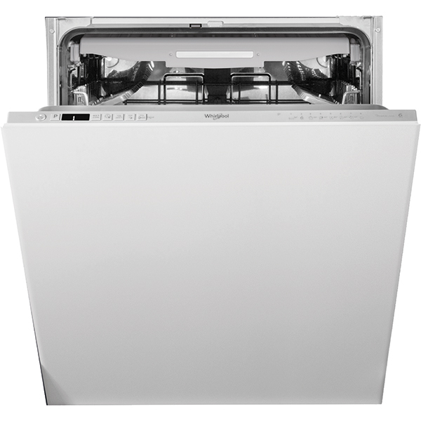 Masina de spalat vase incorporabila WHIRLPOOL WIC 3C33 PFE, 14 seturi, 8 programe, 60 cm, Clasa D, panou comanda argintiu