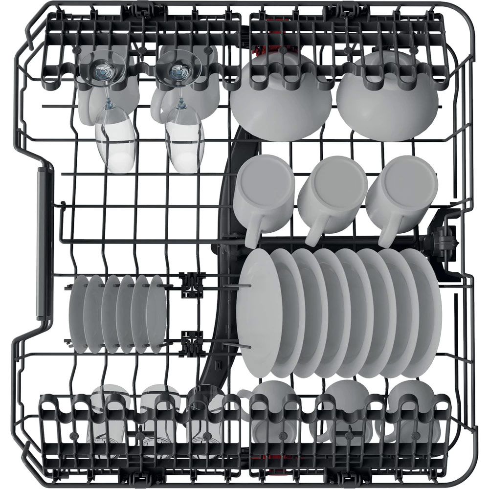 Masina de spalat vase incorporabila WHIRLPOOL WIO 3O540 PELG, 14 seturi, 10 programe, 60 cm, Clasa B, panou comanda inox