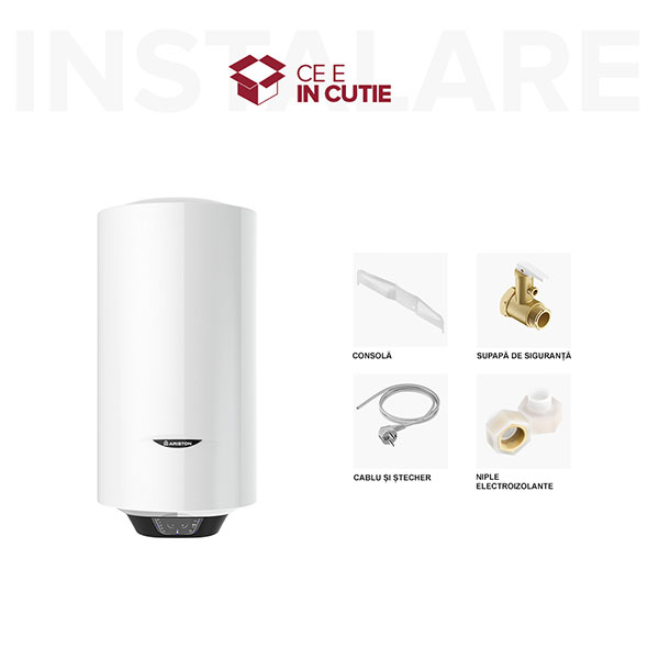 Boiler electric ARISTON Pro 1 ECO, 80l, 1800W, alb