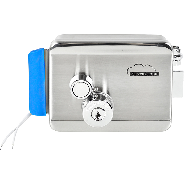 Yala electromagnetica SILVERCLOUD YE910 cu butuc dublu, deschidere stanga/dreapta, Fail Secure NO, inox