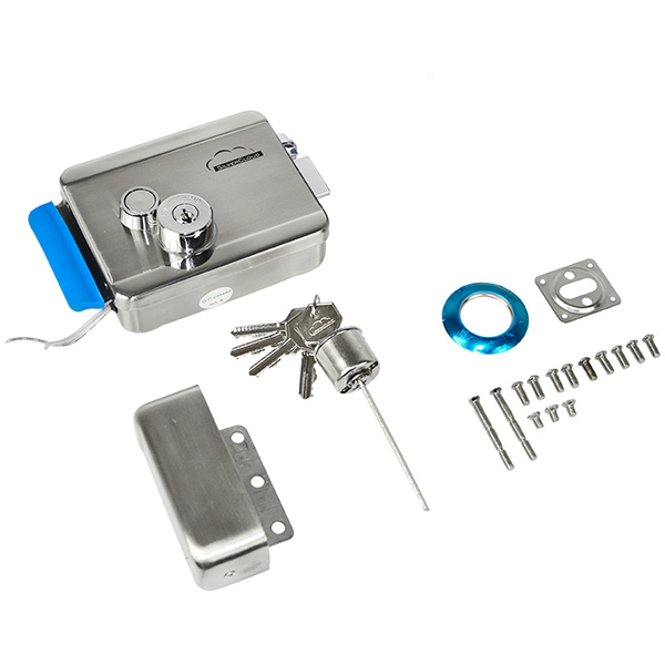 Yala electromagnetica SILVERCLOUD YE910 cu butuc dublu, deschidere stanga/dreapta, Fail Secure NO, inox