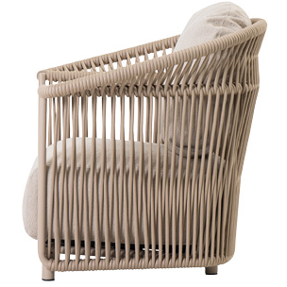 Scaun relaxare LIVINTWIST Crown, 100 x 82.5 x 82.5 cm, camel