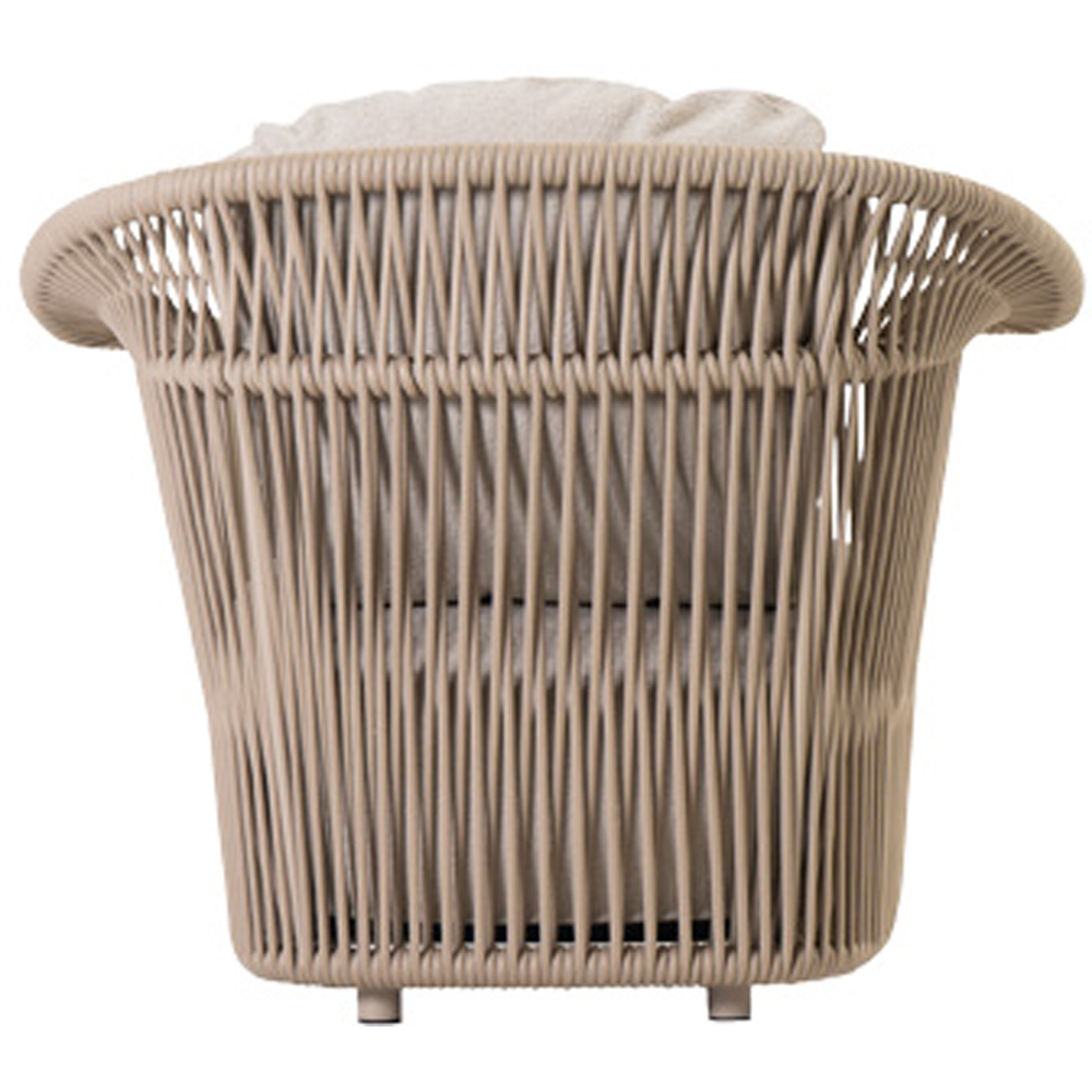 Scaun relaxare LIVINTWIST Crown, 100 x 82.5 x 82.5 cm, camel