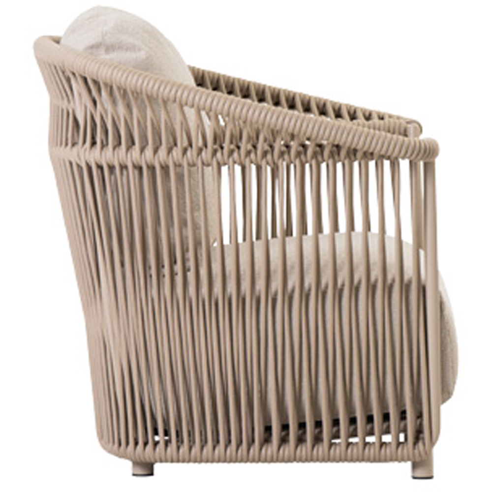 Scaun relaxare LIVINTWIST Crown, 100 x 82.5 x 82.5 cm, camel