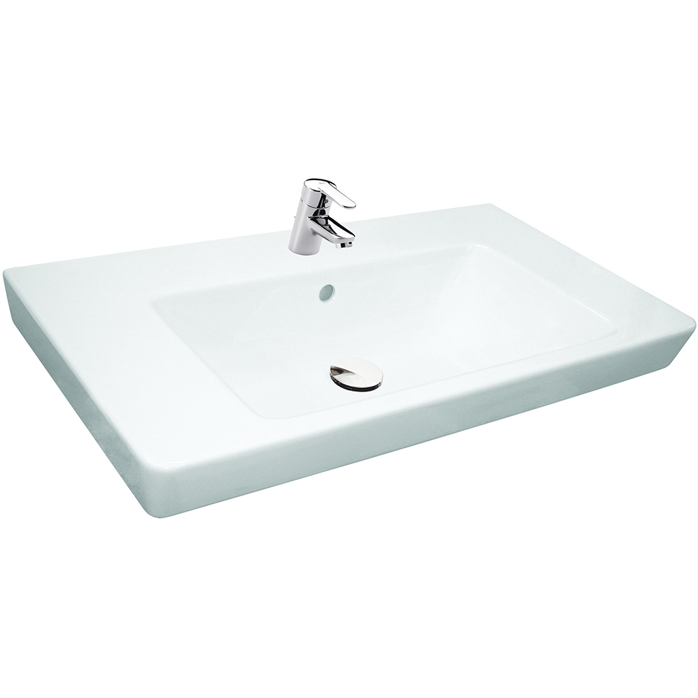 Lavoar baie ROCA Caserta A3270J0000, portelan, 80 x 45 x 17 cm, alb