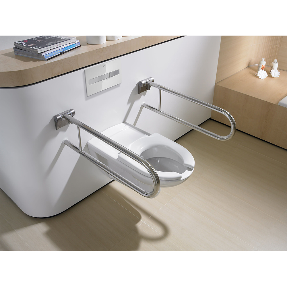 Vas WC suspendat ROCA Access A346237000, pentru persoane cu dizabilitati, ceramica, 36 x 70 x 38 cm, alb