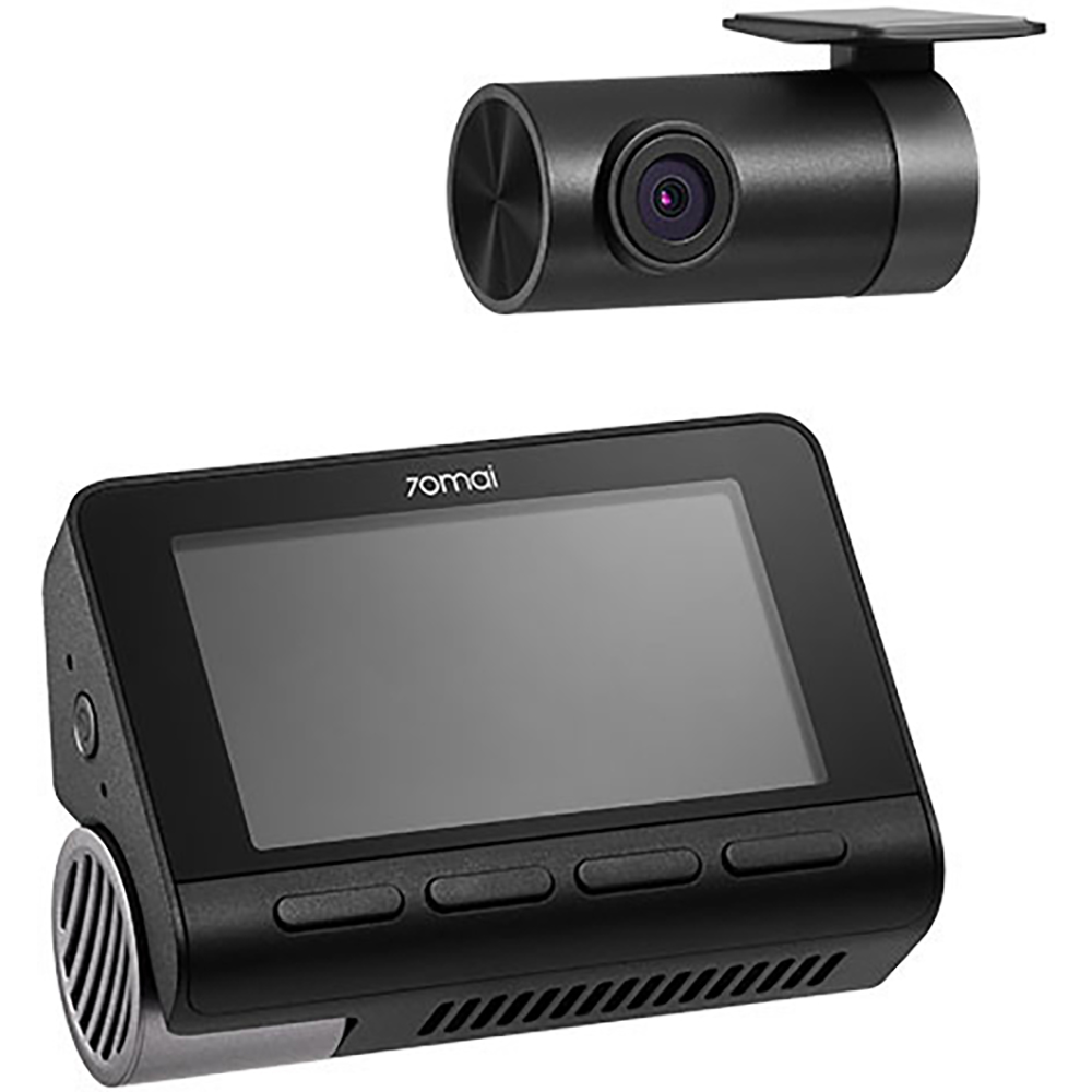 Camera auto duala DVR 70MAI A800SE, 4K, HDR, GPS, negru