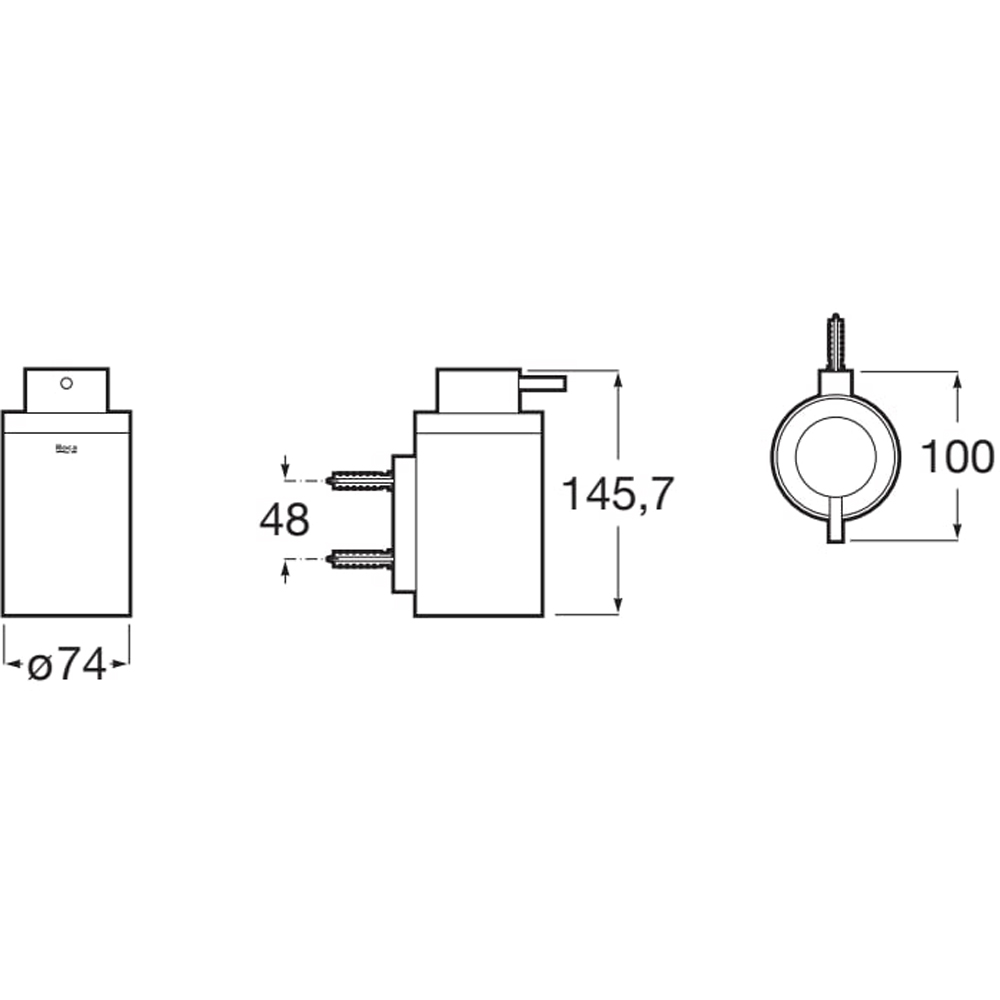 Dispenser sapun lichid ROCA Hotels A817596VA0, metal, 240 ml, auriu periat