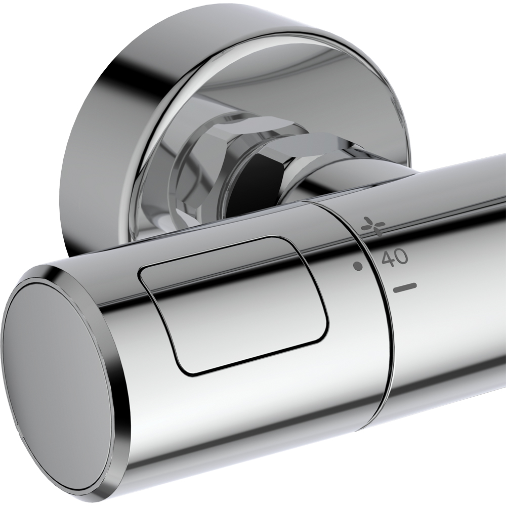 Sistem dus IDEAL STANDARD Ceratherm T25 N A8520AA 26, termostat, 2 functii, crom