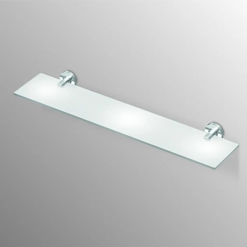 Etajera baie IDEAL STANDARD IOM A9124AA, sticla, 52 cm, crom