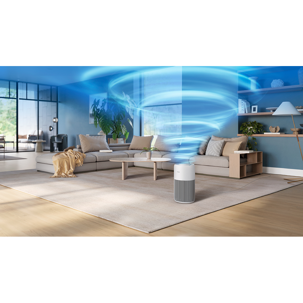 Purificator aer PHILIPS AC2220/10, 5 trepte viteza, Hepa, Wi-Fi, alb