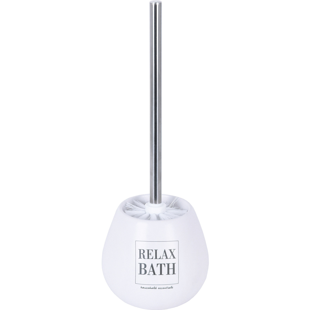 Set perie toaleta BISK Grama 05601, alb