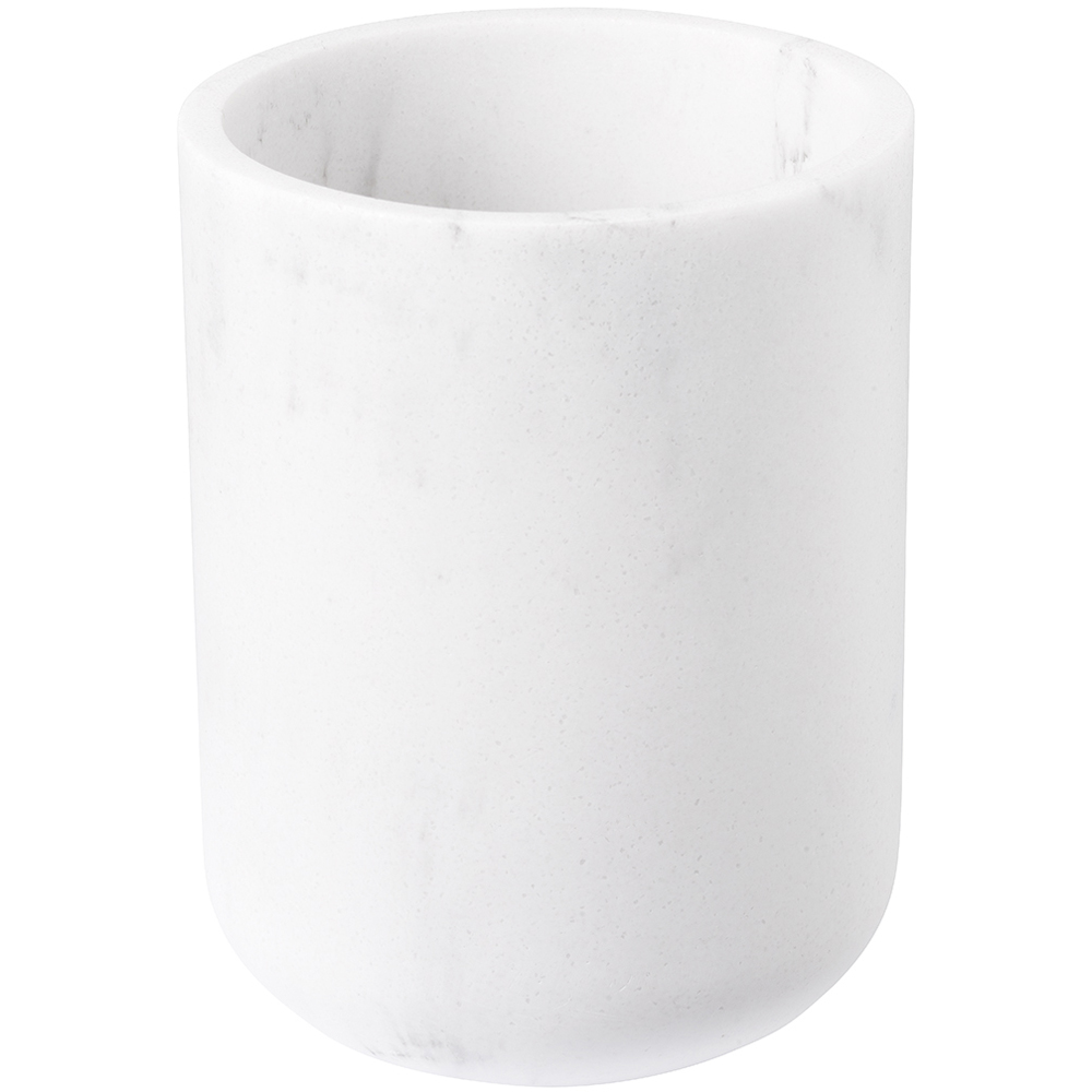 Pahar baie BISK Bianco 07572, alb