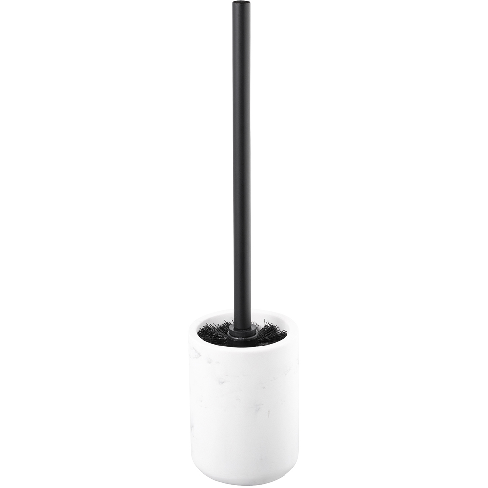 Set perie toaleta BISK Bianco 07574, alb