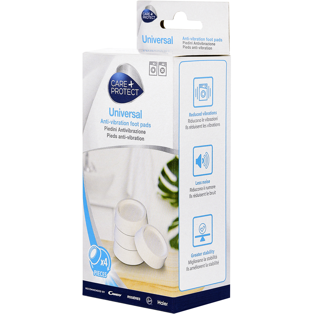 Picioruse antivibratie din cauciuc CANDY Care+Protect CAF1001, 4 bucati