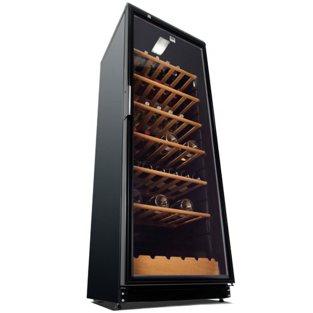 Racitor de vinuri BEKO PROFESSIONAL ADN 231BK BP, 105 sticle, H 173 cm, Clasa G, negru