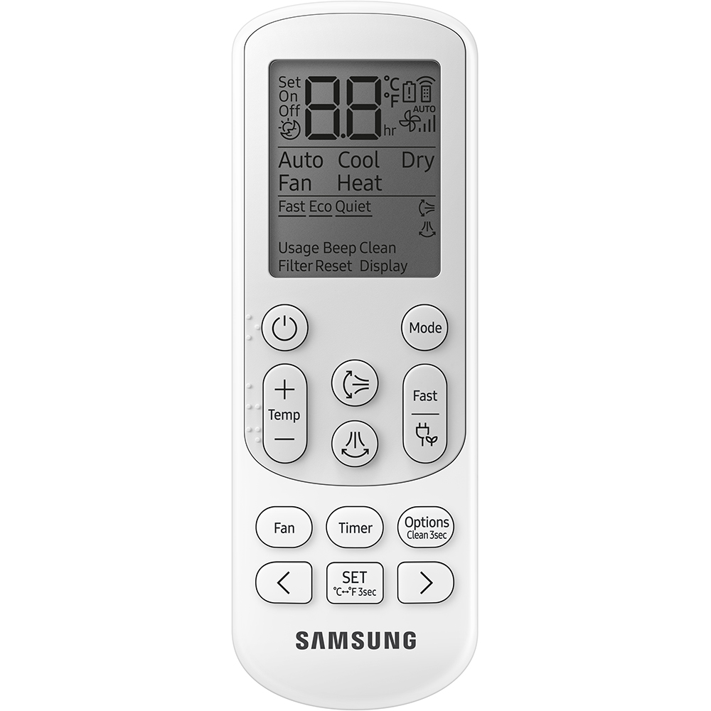 Aer conditionat SAMSUNG Luzon S2, 9000BTU, A++/A+, Wi-Fi, Functie Incalzire, Inverter, AI, alb