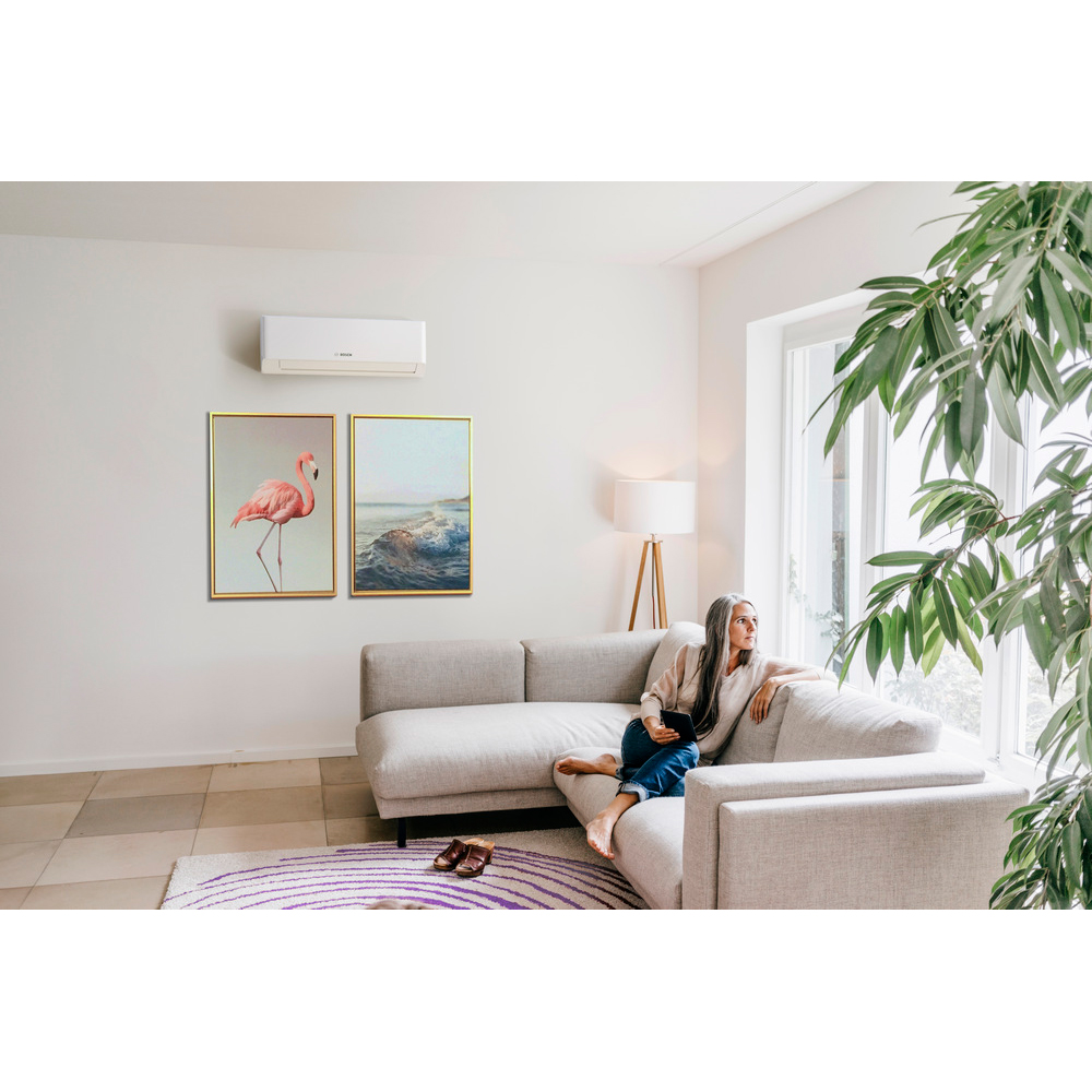 Aer conditionat BOSCH Climate 7000I, 9000 BTU, A+++/A+++, Inverter, Functie Incalzire, Wi-Fi, alb