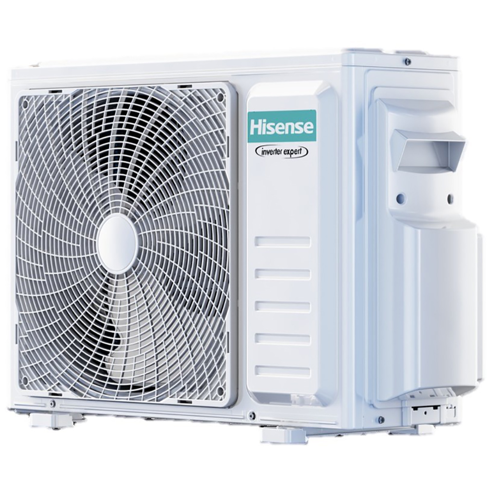 Sistem aer conditionat pentru 2 incaperi HISENSE Uni HB, 9000/12000BTU, A++/A+, Unitate externa 14000BTU, Wi-FI, alb
