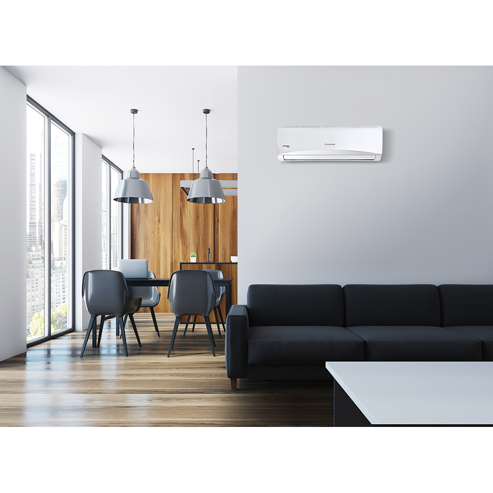 Aer conditionat ARISTON Prios, 12000BTU, A++/A+, Wi-Fi, Functie Incalzire, Inverter, alb