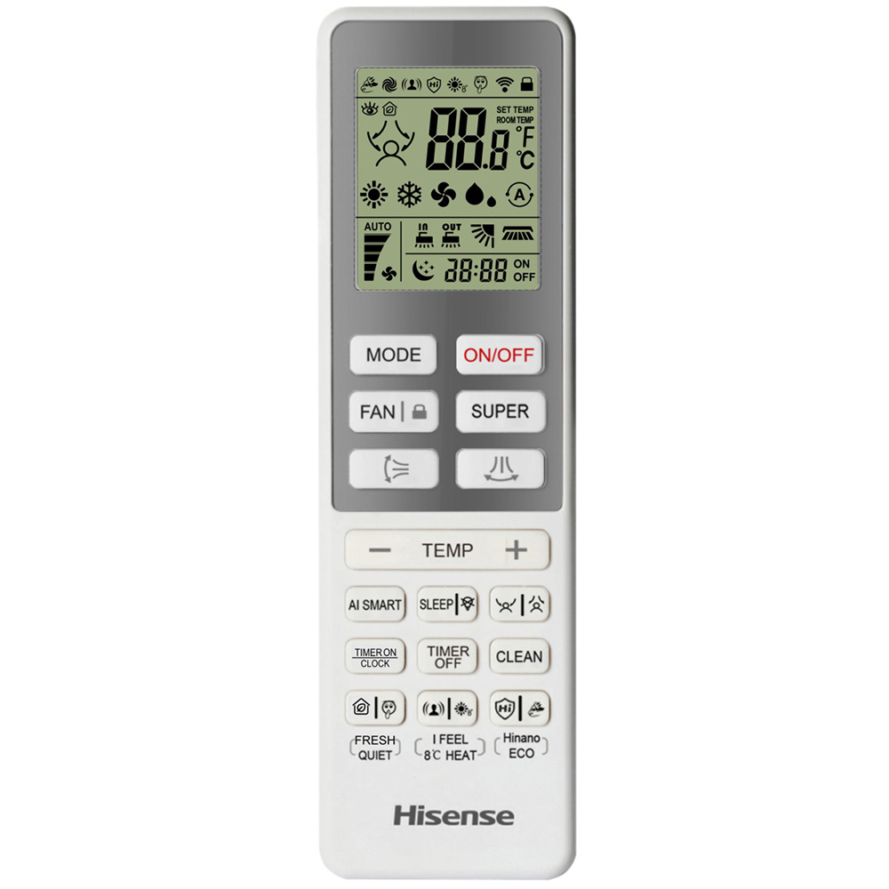 Aer conditionat HISENSE Energy ProX, 12000 BTU, A+++/A+++, Functie Incalzire, Wi-Fi, negru mat