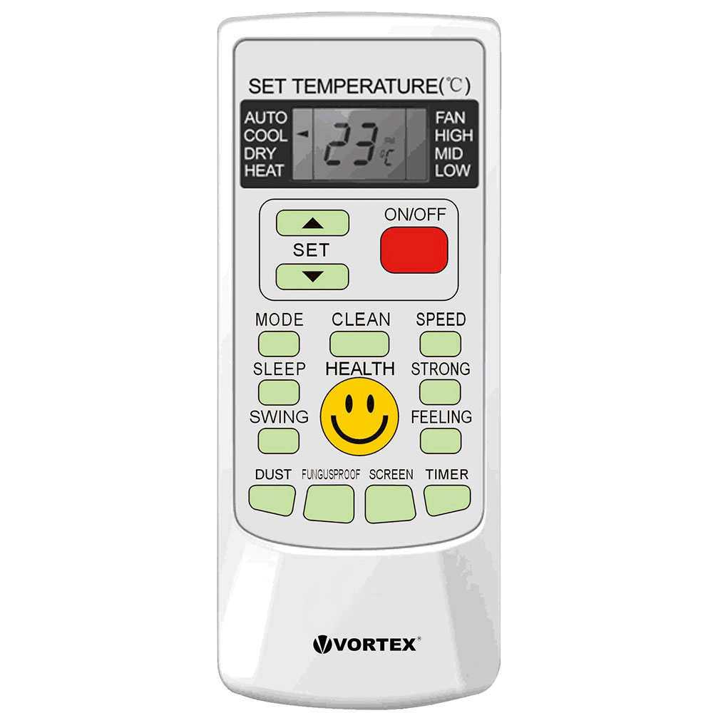 Aer conditionat VORTEX VAI2425FFW, 24000 BTU,A++/A+, Wi-Fi, Functie incalzire, Dezumidificare, iFeel, Inverter, kit instalare inclus, alb