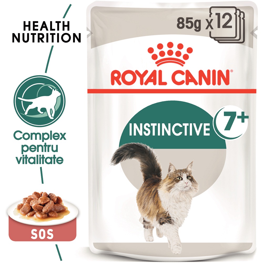Hrana umeda pentru pisici ROYAL CANIN FHN Instinctive 7+ Gravy, Senior, 85 g
