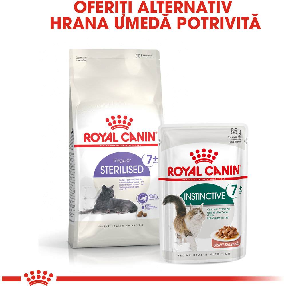 Hrana umeda pentru pisici ROYAL CANIN FHN Instinctive 7+ Gravy, Senior, 85 g