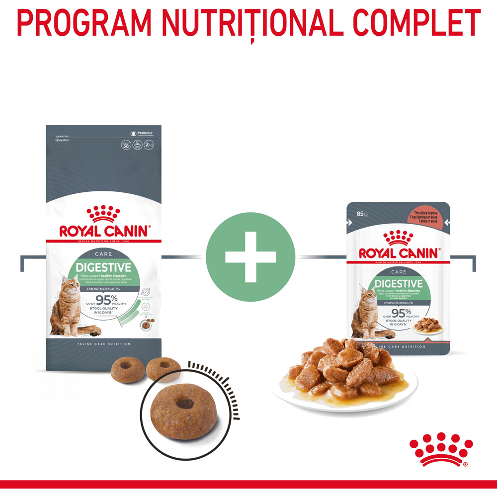 Hrana umeda pentru pisici ROYAL CANIN FCN Digestive Care Gravy, Adult, 85 g