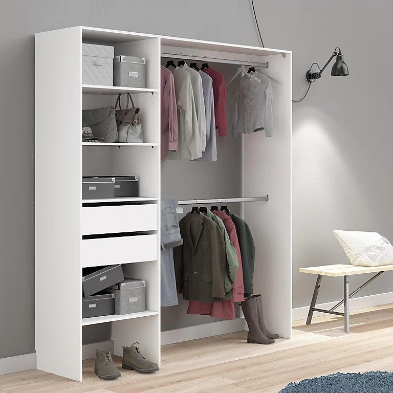 Kit dressing complet Zodiak, 200 x 181 cm, alb