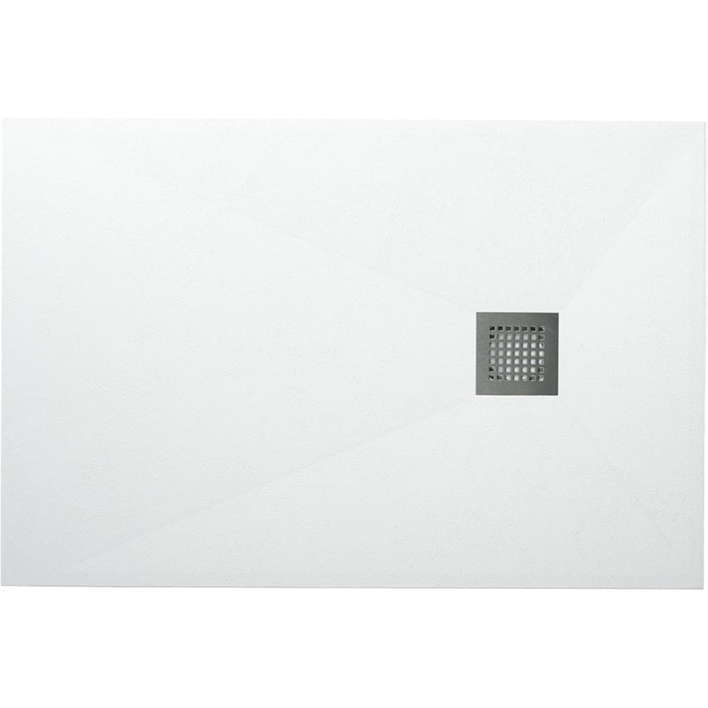 Cadita dus FIBREX Ligro, dreptunghiulara, compozit, 160 x 90 x 2.7 cm, alb