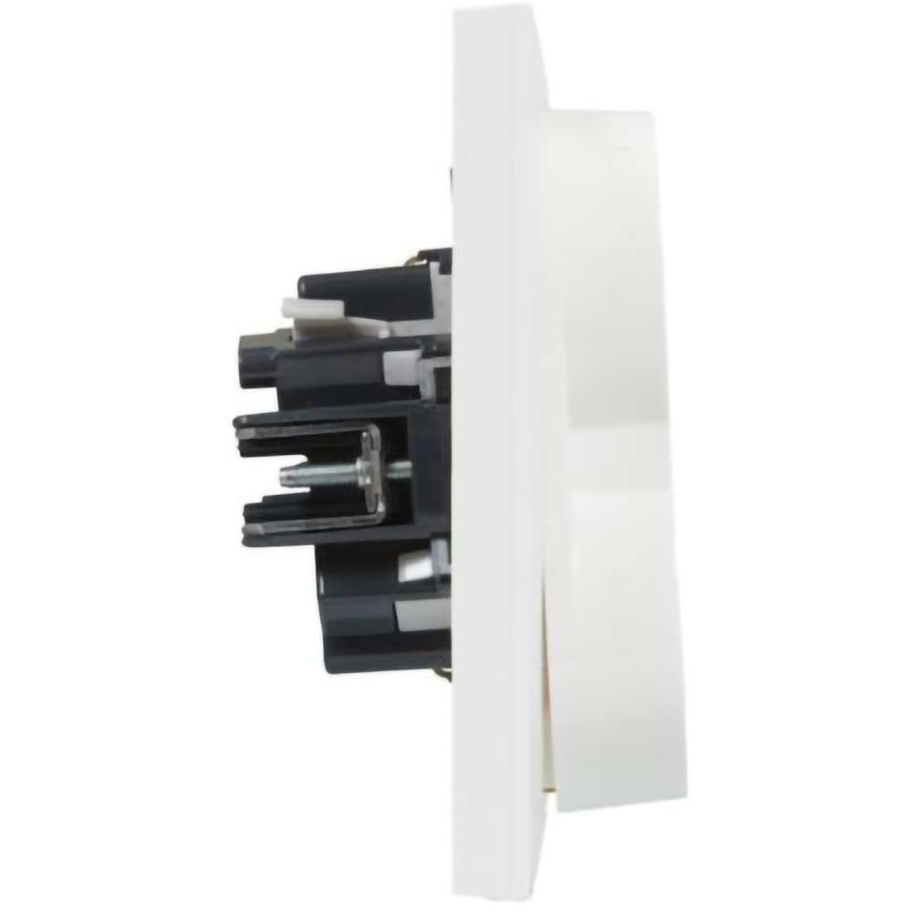 Priza dubla LEGRAND Suno, 2x2P+T, IP20, alb