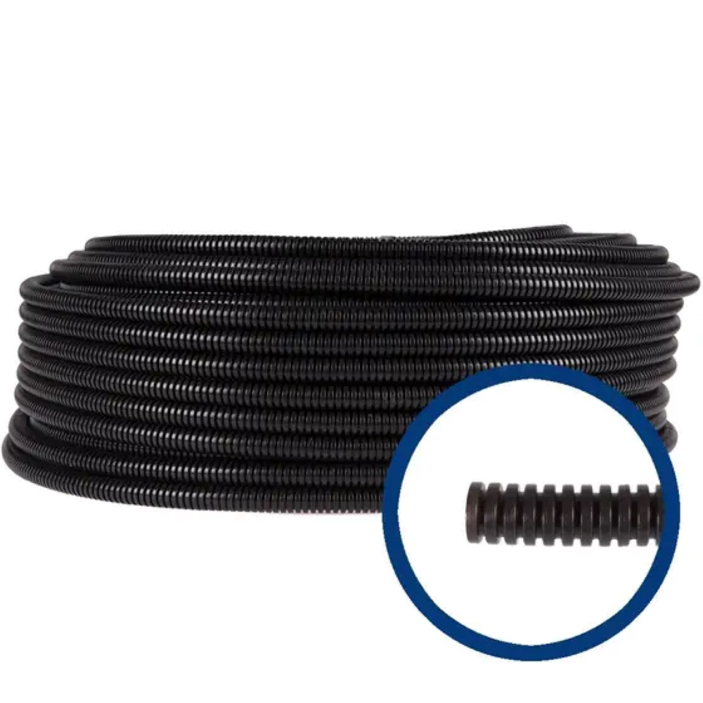 Tub flexibil GEWISS DX15032R, 15/32, clasa medie, cu fir, negru