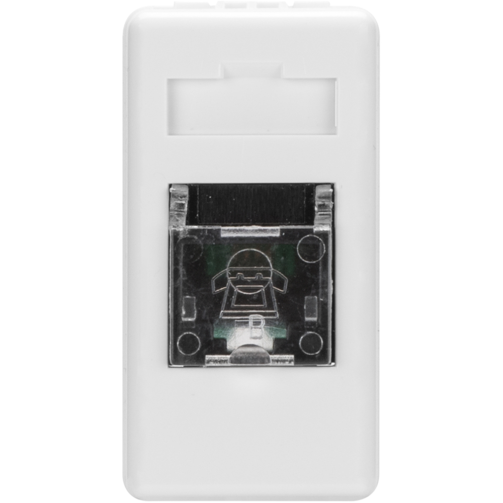 Priza telefon GEWISS GW20251, IP20, alb