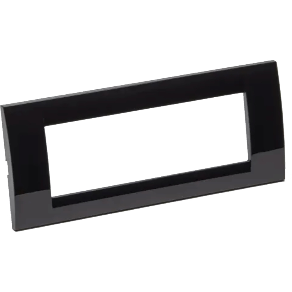 Rama GEWISS GW22116, 6 posturi, IP55, negru