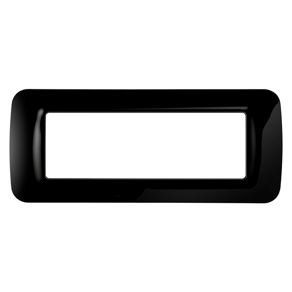 Rama GEWISS GW22516, 6 posturi, IP55, negru
