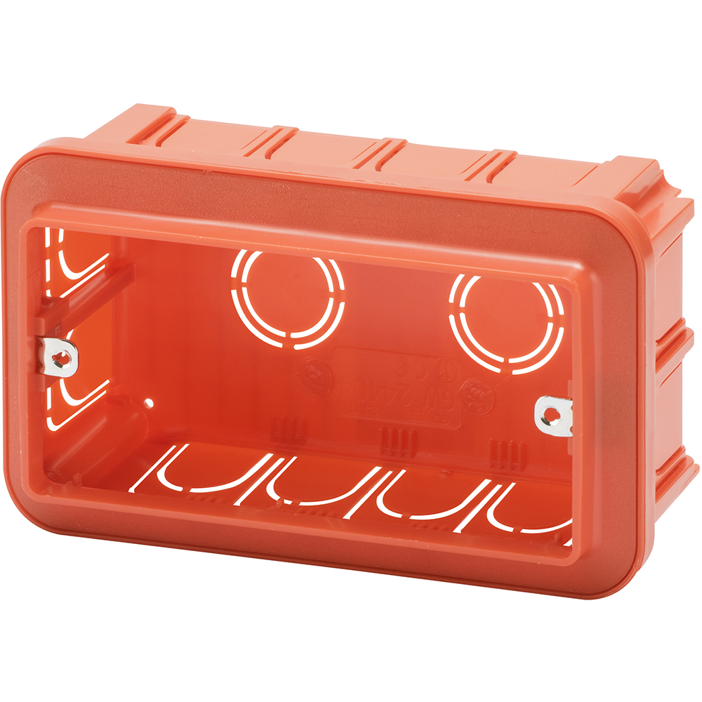 Doza GEWISS GW24404, 4 posturi, IP20, caramiziu